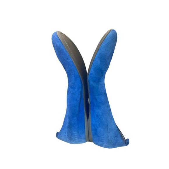 J. CREW Anya/CeCe Suede Ballet Flat Bundle in Orange and Blue - Women's Size 7 - Picture 6 of 16